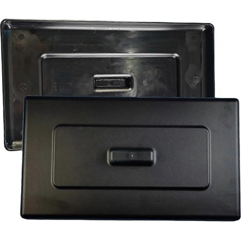 Deux couvercles en plastique 34 x 19,5 cm pour sorbetières VEVOR, compatibles avec les récipients mélangeurs. (1/5)