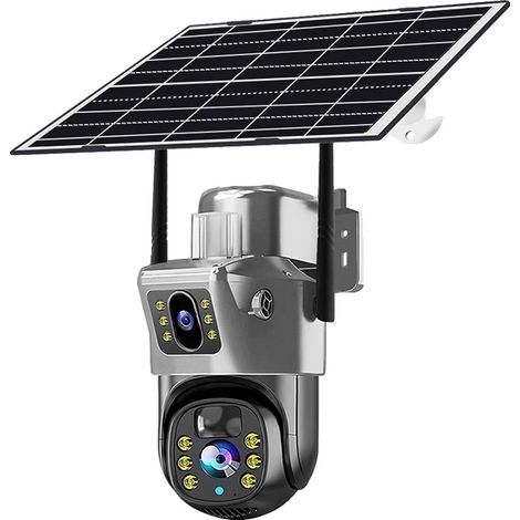 Cámara solar, resolución de 8 MP, audio bidireccional, cámara 4G, sin tarjeta. (1/2)