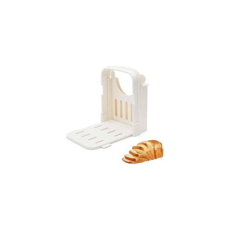 Trancheuse à Pain, Coupe Pain Pliable, Guide de Coupe de Pain Fait Maison, Coupe Pain de Cuisine Réglable, Machine à Pain Manuelle, Machine de Coupe pour Pain, Pliable de Trancheuse de (1/5)