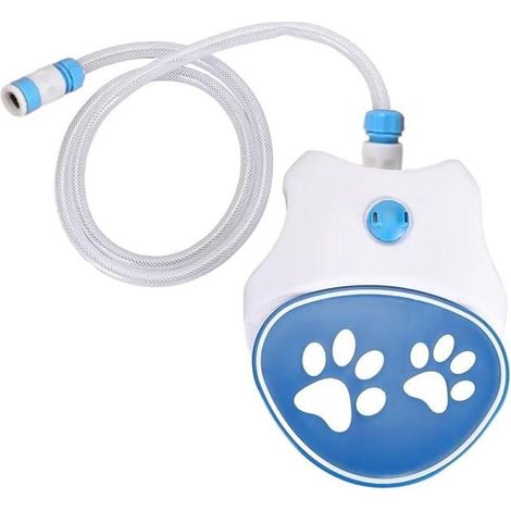 Fontaine à Eau pour Chien à Pédale, Fontaine à Eau pour Chien Facile à Activer - Jouet à Eau pour Chien avec Arroseur (1/5)