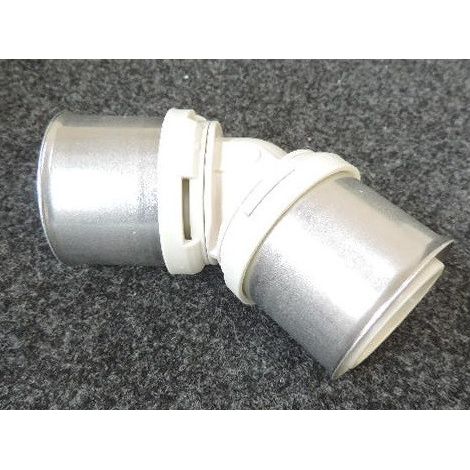 Coude 45° MC50 à sertir 50x4 PPSU pour tube multicouche 884.50.201 PB Tube (1/2)