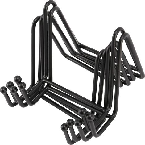 Lot de 5 présentoirs en métal noir, chevalet pour assiettes, supports pour photos (1/5)