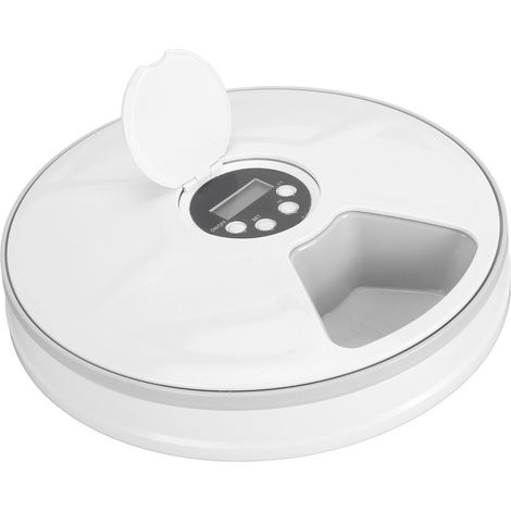 Distributeur automatique de croquettes intelligent et facile à utiliser pour chiens et chats, avec minuterie et contrôle des portions, idéal pour la maison. (1/5)