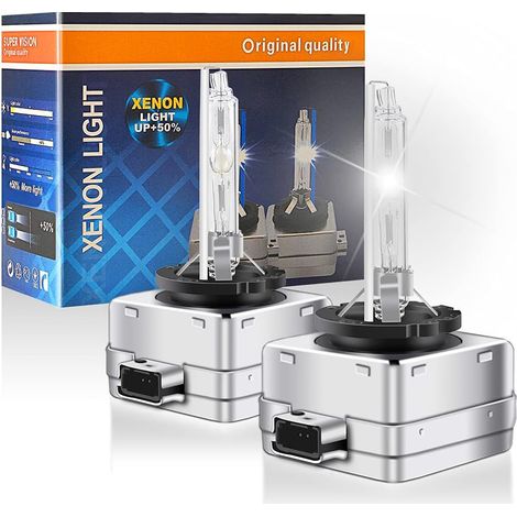 Xenon Bulb D1S 6000K White 35W Replacement Kit for Car Bulb D1S Xenon HID 12V (2Pcs) (1/5)