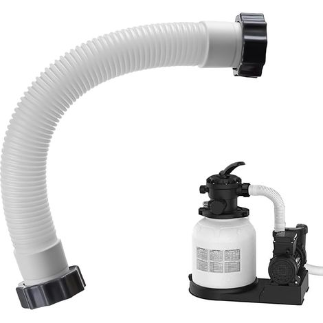 Tuyau de Piscine, Tuyau de Piscine avec Pompe Filtrante, Tuyau de Pompe de Filtre à Sable de Piscine 16 Pouces, pour Système de Pompe de Filtration et Filtre à Sable (1/5)