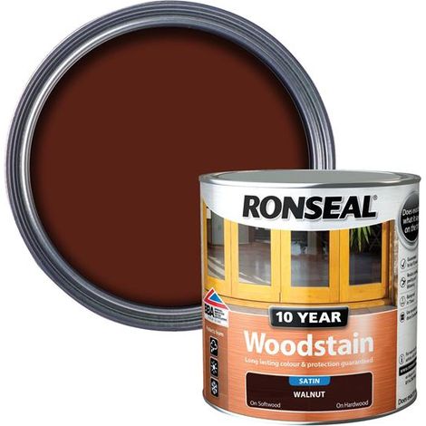 Ronseal 38693 10 Year Woodstain Walnut 2.5 litre RSL10WSW25L