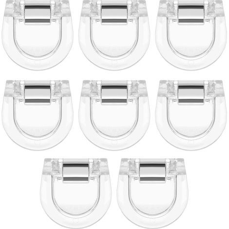Set mit 8 verstellbaren Saumclips für Hosen und Hemden, wiederverwendbare Clips zum Kürzen von Jeans und Ärmelbündchen, rutschfeste Ärmelbündchenclips für temporäre Kleidungsreparaturen (1/5)