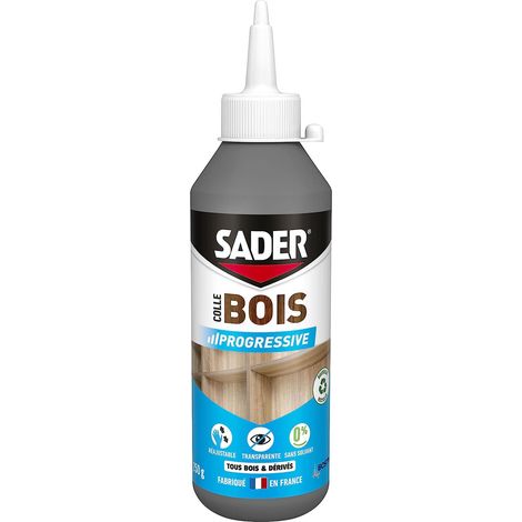 Colle à Bois Prise Progressive - Biberon de 250 g (1/5)