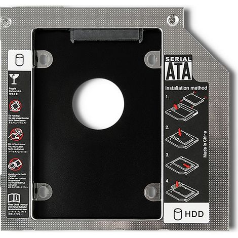 Qoltec 2,5"-Festplattenrahmen  12,7 mm (1/4)