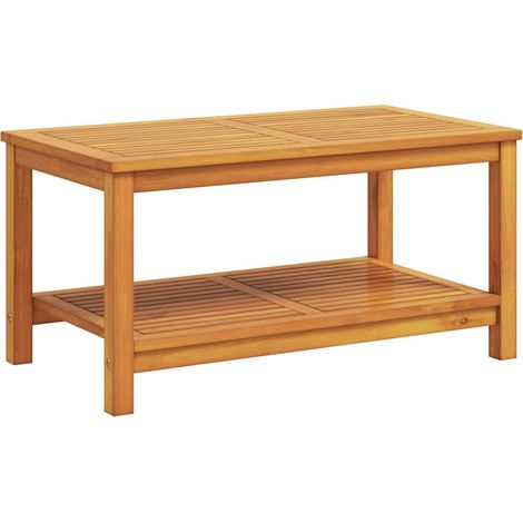 Table d'appoint Marron 90 x 50 x 45 cm Bois d'Acacia Massif (1/5)