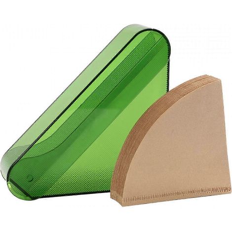 Porte-filtres à café conique V01, rangement pour comptoir, distributeur de filtres à café réutilisables, support de rangement pour filtres à café-A with filter paper (1/5)