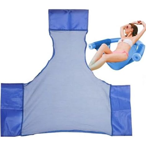 Matelas flottant gonflable ergonomique pour piscine  Lit de plage flottant ergonomique  Idéal pour les vacances à la plage, les parcs aquatiques, la mer, les lacs et les rivières, les voyages et les f (1/5)