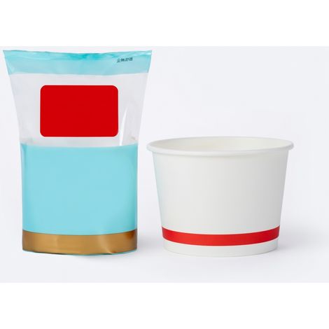 Bol en papier jetable 520 ml à motif porte-bonheur, 20 pièces