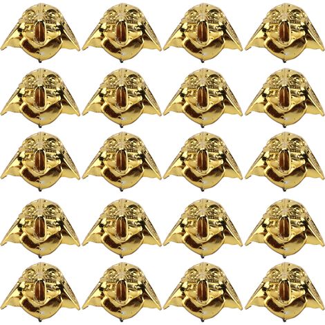 20 Protections d'angle meubles rétro - Design unique et durable - Jaune - Pour coins larges (1/5)