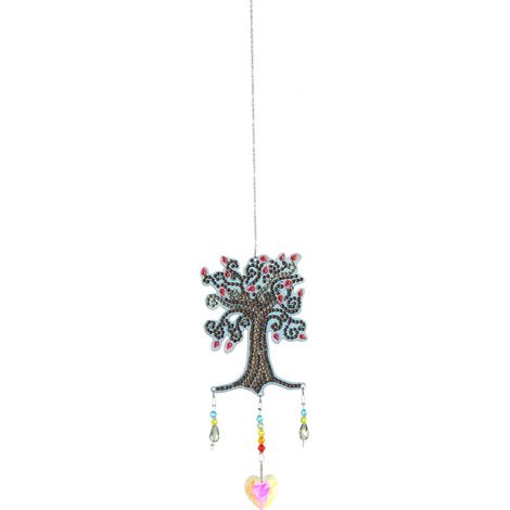 Peinture diamant attrape-soleil carillon éolien ornement suspendu (1/5)