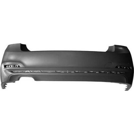 Pare-choc arrière à peindre double sortie échappement gauche 325/328/330/335 Modern/Sport/Luxury Line BMW Serie 3 F30/F31 phase 2 2015-2018