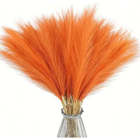 20pcs Roseaux artificiels,fausse herbe pelucheuse,grandes branches,décoration jardin