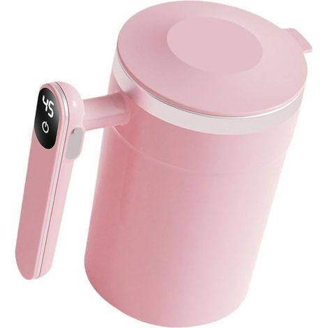 Tasse mélangeuse 400 ml LED température, minuterie auto USB, affichage numérique tasse magnétique