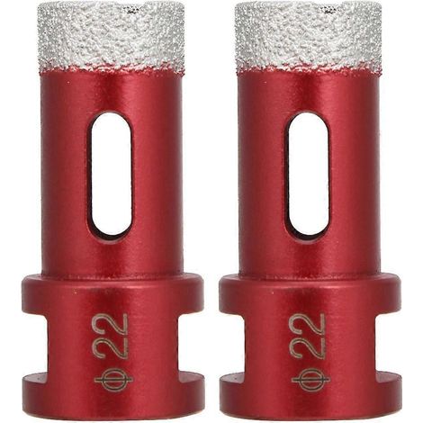 Stück Diamant-Lochsägenaufsätze M14 Innengewinde Winkelschleiferzubehör für Marmor 22 mm