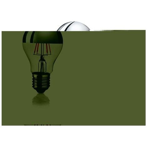 LAMPADINA ATTACCO E27 IN VETRO GOCCIA CROMO 8 W 810 lm 3000 K Ø 60 x H 105 mm (1/2)