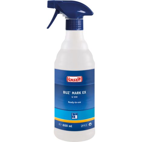 Producto de limpieza buzil mark ex sin rayas aroma agradable
