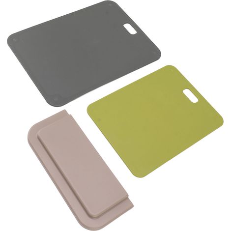 Lot de 2 planches à découper en ABS épais, hygiéniques et durables, pour la viande, les légumes et les fruits. (1/5)
