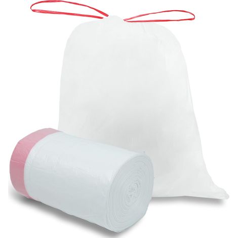 (45x50 cm, 100 sacs) 15 litres avec cordon de serrage, sac poubelle très résistant (1/5)