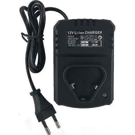 Chargeur de perceuse électrique 12V pour batterie au lithium, prise UE (1/5)