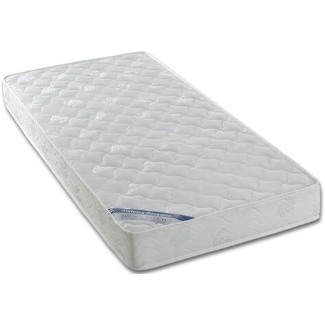 Matelas à ressorts biconiques 90x190 cm 2 faces de couchage (1/2)