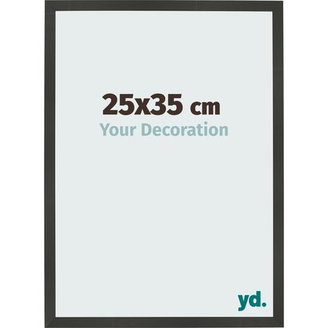 yd. - Cadre photo 25x35 - Anthracite - MDF - Bologna (1/5)