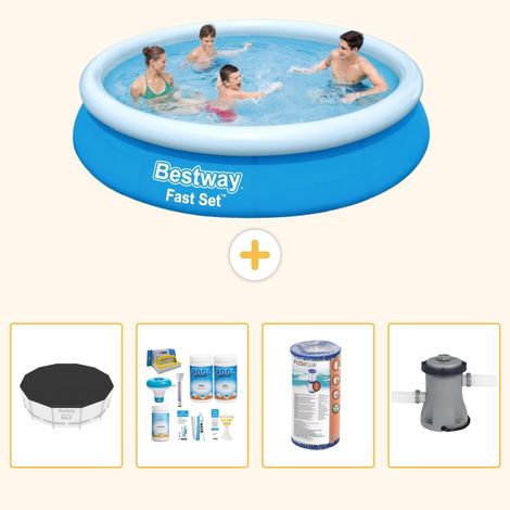 Bestway Bestway Fast Set Ronde - 366x76 cm - 5-pièces  S34 (1/5)