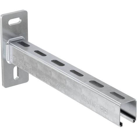 [GEBRAUCHT] B-Ware Fischer Auslegerkonsole Stahl 600mm 5 Stück galvanisch verzinkt robust langlebig (1/2)