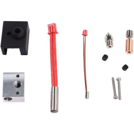 Kit de extrusor para impresora 3D, extrusor, boquilla de 300 ℃, bloque calefactor de garganta, 24 V, 40 W, compatible con Ender 3 S1. (1/5)