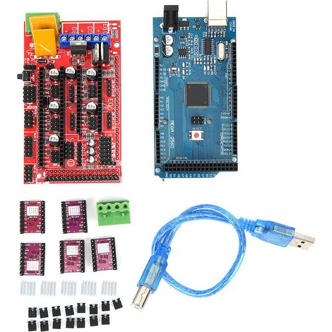 Kit d'imprimante 3D avec Mega 2560 R3 et carte 8825 pour RepRap