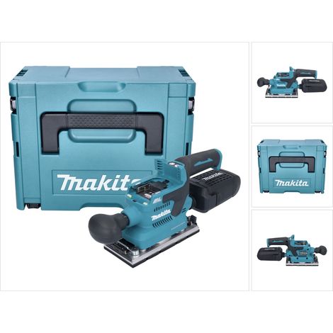 Lijadora orbital sin cable Makita DBO 382 ZJ 18 V 93 x 185 mm Sin escobillas + Makpac - sin batería, sin cargador (1/5)