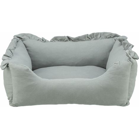 Bett Amelie, eckig 100 70 cm salbei