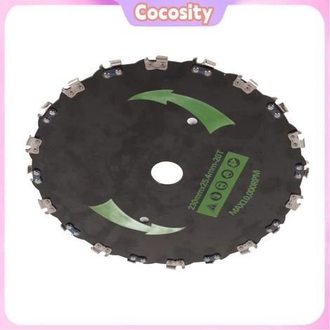 Cocosity lame d'arbre de scie Lame de Débroussailleuse, Lame en Acier de 230 Mm avec 20 Dents pour -bordures bricolage outils (1/5)
