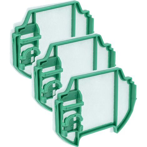 Lot de 2 filtres de protection moteur pour aspirateur laveur Vorwerk Kobold VK7 (1/5)
