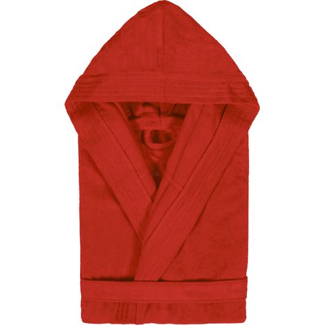 Peignoir adulte à capuche COOL en velours XL