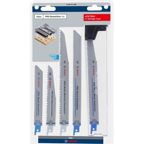 Bosch PRO Demolition Säbelsägeblatt Set, 12-tlg. (1/4)
