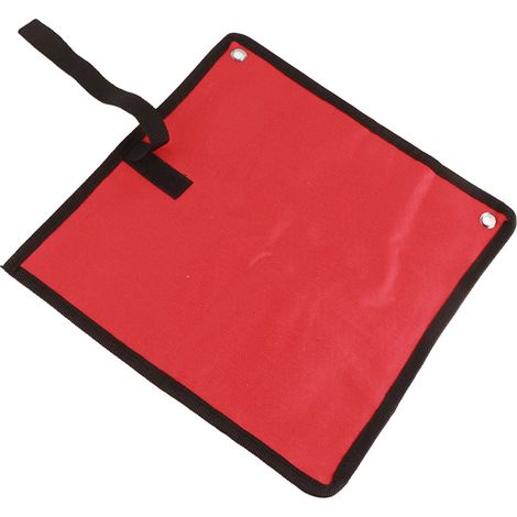 Sac de rangement à outils enroulable multipoches, porte-clés, pinces, organiseur en toile (6 poches) (1/5)