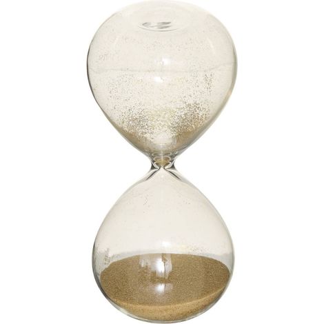 Dekorative Sanduhr Sibel 5,5x5,5x12cm aus Glas - (1/4)