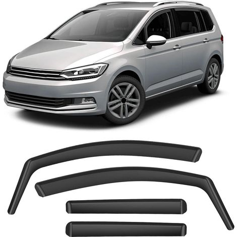 Windabweiser für VW Touran 2004-2015, 4-teilig, schwarz, bruchsicher (1/5)