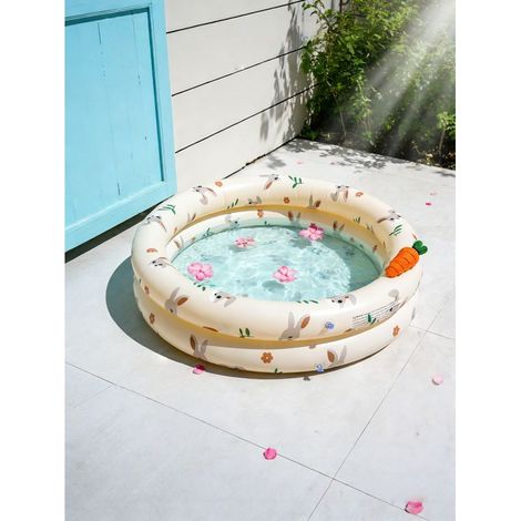 Piscine gonflable pour enfants — Piscine en plastique ultra-épais pour bébés et tout-petits, faisant également office de piscine à balles.(9021cm) (1/5)