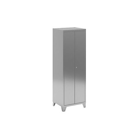 kaiserkraft Armadio per pulizia in acciaio inox 4 ripiani (1/2)