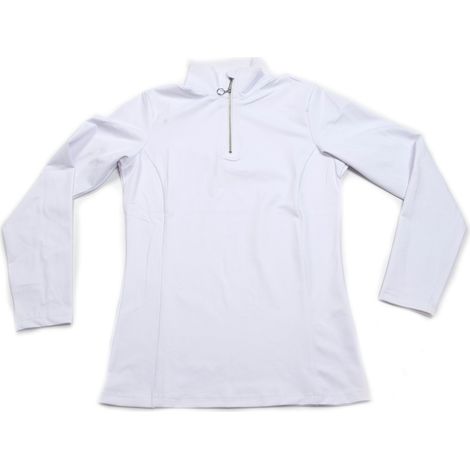 Oypla Coco Equestrian White Ladies Horse Riding Base Layer Shirt - L (1/5)