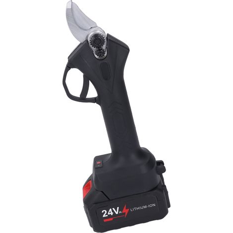Sécateur électrique professionnel sans fil, portable et rechargeable pour le jardinage extérieur, alimenté par batterie, pour la coupe des branches d'arbres (prise UE). (1/5)