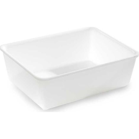 Plateau en Plexiglas gastronorme GN 1/5 265x200x80mm Blanc - Matériel CHR Pro