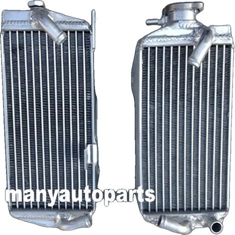 Radiador de aluminio, 2,5 kg, capacidad de refrigeración mejorada, para motocicletas todoterreno de alto rendimiento 2015-2016, construcción robusta, soldadura TIG. (1/5)