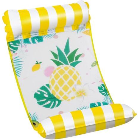 QORVA-Hamac Flottant pour Adultes - Hamac d'eau Gonflable Flottantes Hamac 4-en-1 Flottant de Inclinable Flotteur Hamac Pliable